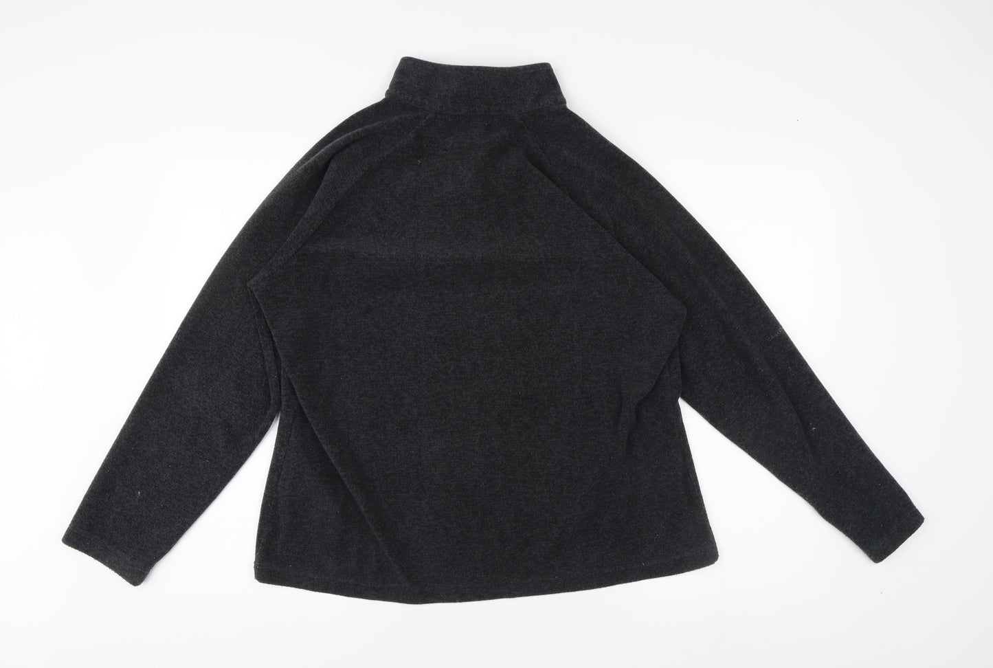 Regatta Unisex Black Fleece Pullover Sweatshirt Size 16