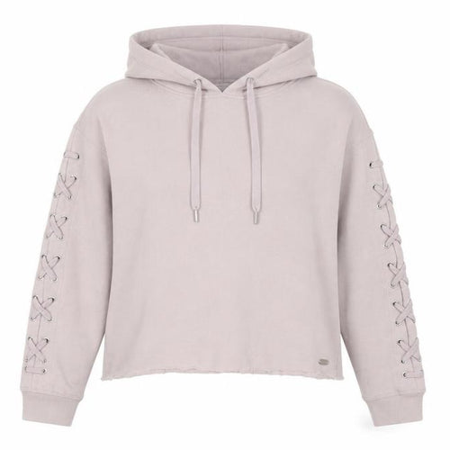 DKNY Women's Pink Pullover Hoodie, S, Casual, Logo Detail