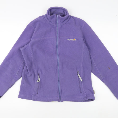 Regatta Women’s Purple Fleece Jacket Size 10