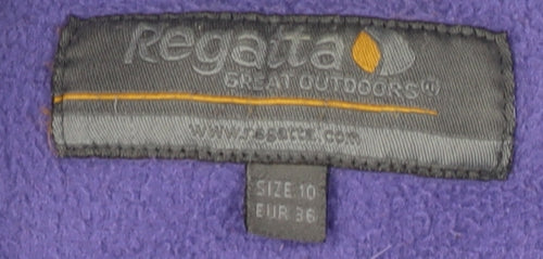 Regatta Women’s Purple Fleece Jacket Size 10