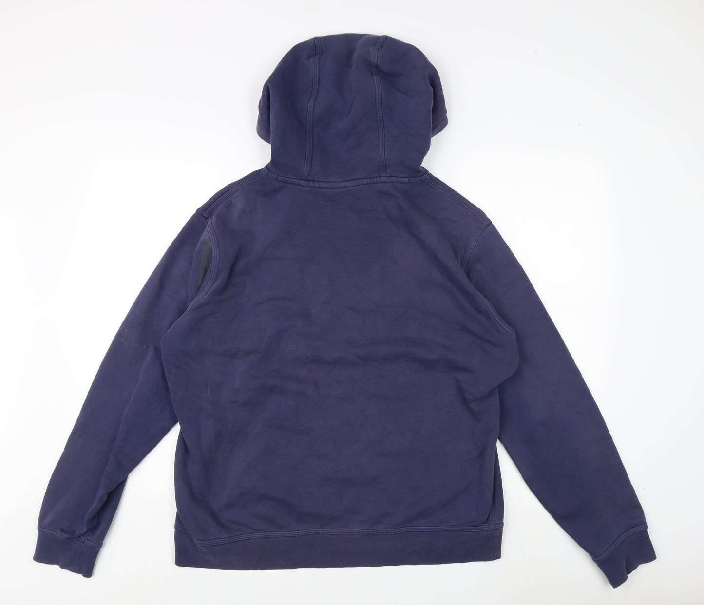 Nike Men's Blue Pullover Hoodie L with Logo
