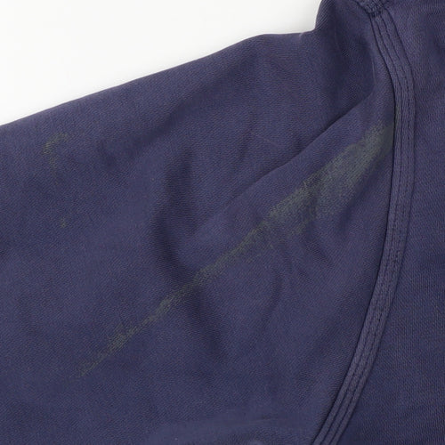 Nike Men's Blue Pullover Hoodie L with Logo