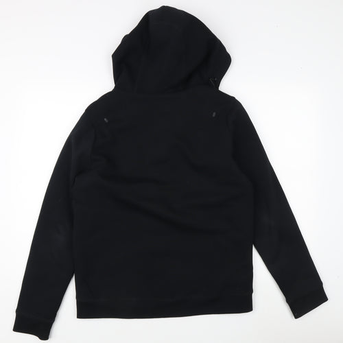 Kappa Men's Black Hooded Jacket, Size L, Casual Wear