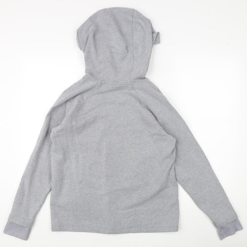 Under Armour Men's Grey Pullover Hoodie, Size S, Sports Style