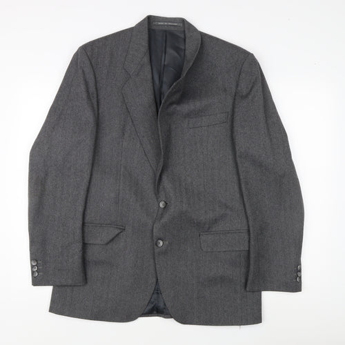 Van Heusen Men's Grey Regular Fit Blazer 40R