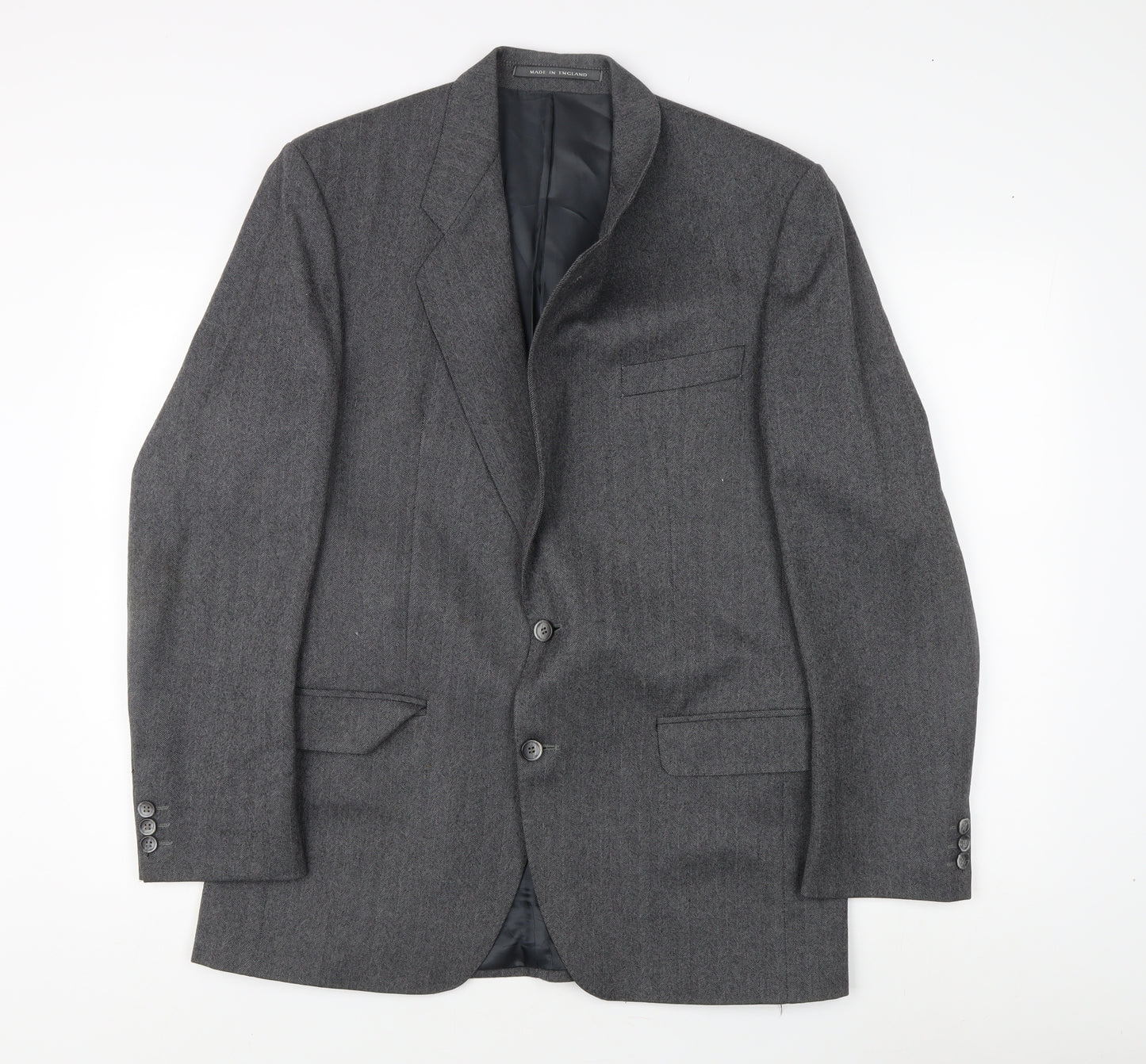Van Heusen Men's Grey Regular Fit Blazer 40R