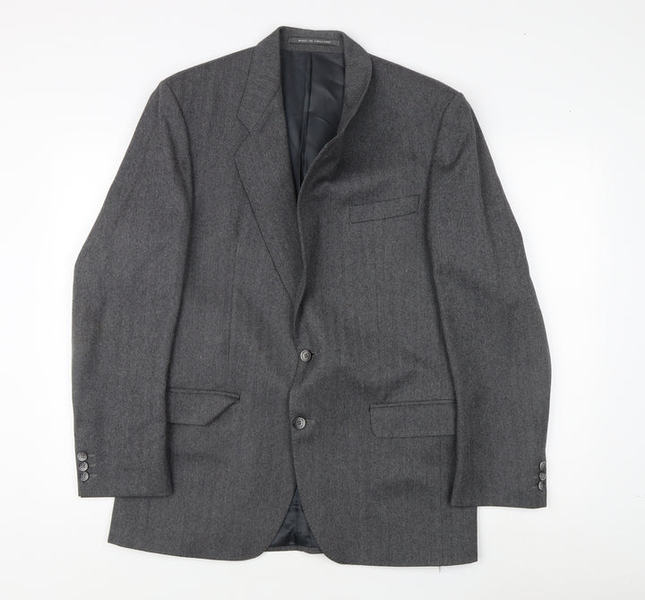 Van Heusen Men's Grey Regular Fit Blazer 40R