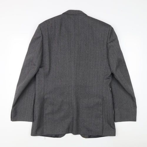 Van Heusen Men's Grey Regular Fit Blazer 40R