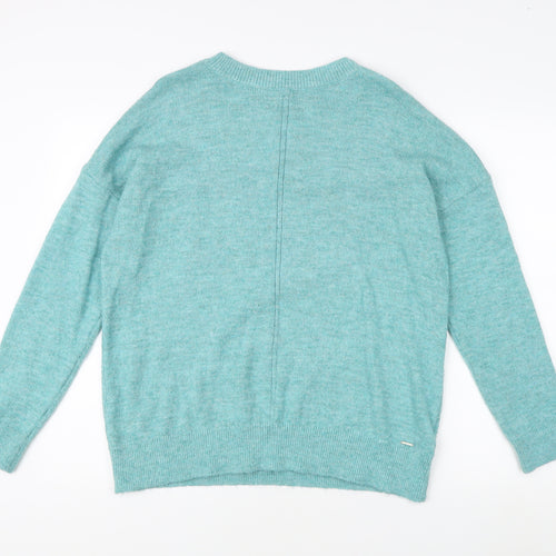s.Oliver Women's Blue Jumper Size 14 Crew Neck