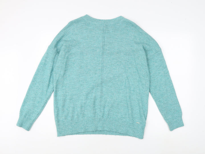 s.Oliver Women's Blue Jumper Size 14 Crew Neck
