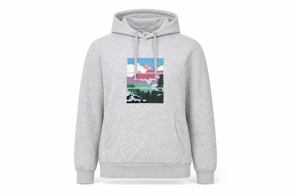 Mountain Warehouse Women's Grey Hoodie, UK 12, Graphic Print