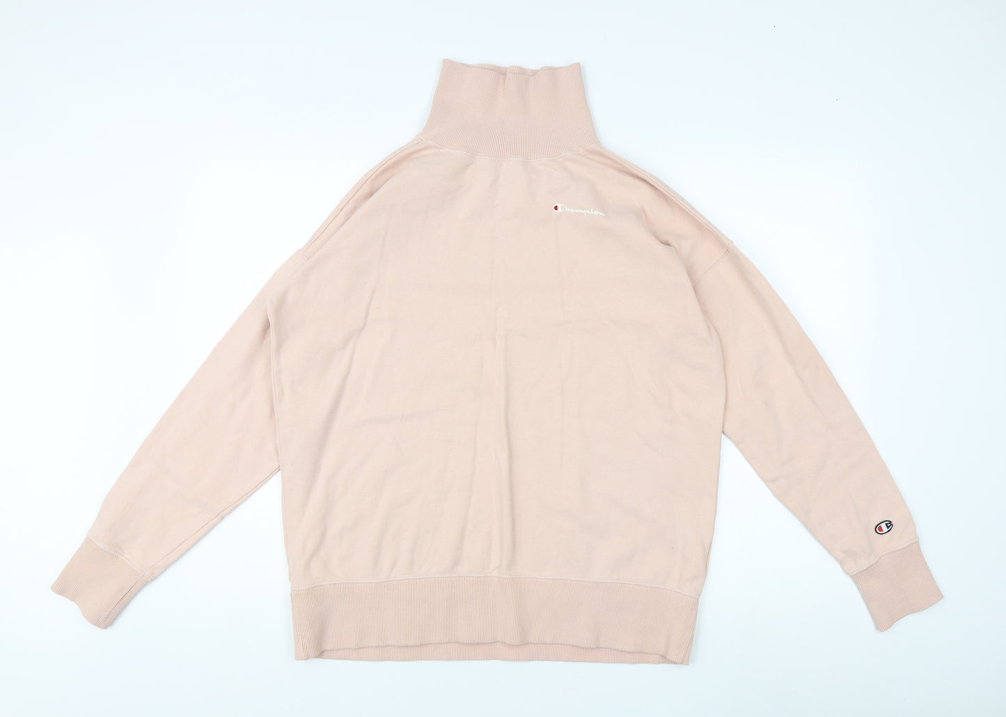 Champion Women Beige XS Pullover Sweatshirt Logo