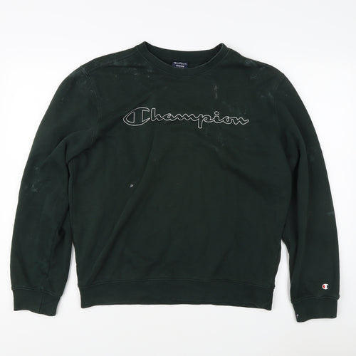 Champion Men's Green Pullover Sweatshirt M