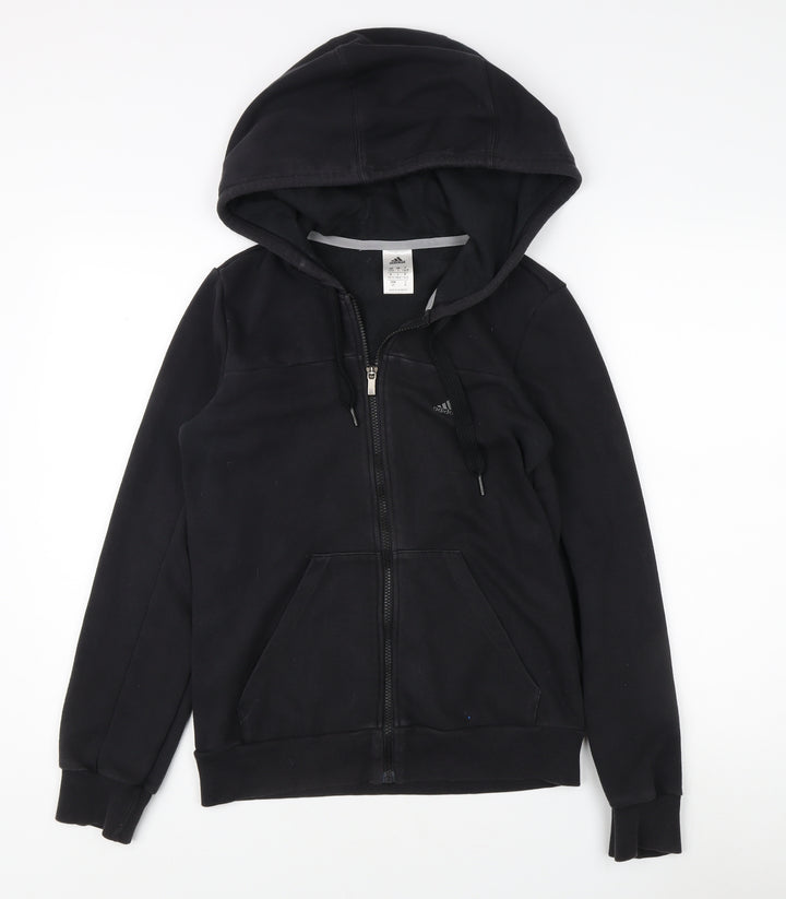 Adidas Men's Black Full Zip Hoodie S
