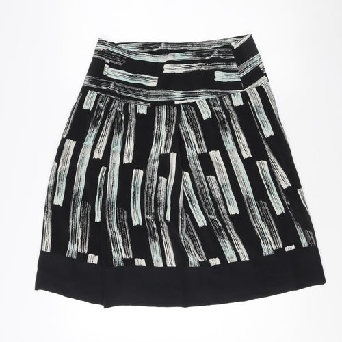 Reiss Women's Black Geometric Print Skirt