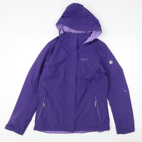 Regatta Women's Purple Rain Coat Jacket Size 10
