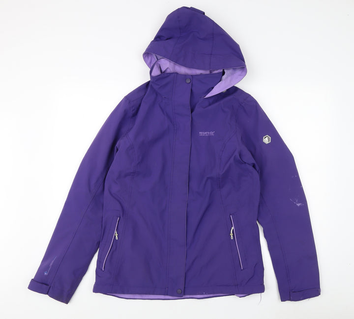 Regatta Women's Purple Rain Coat Jacket Size 10