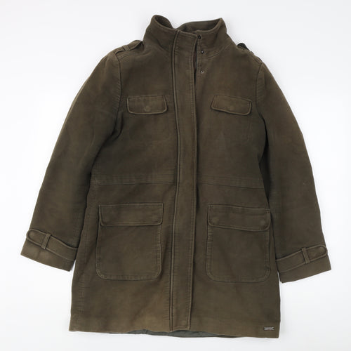 Whistles Unisex Green Military Jacket Size 10