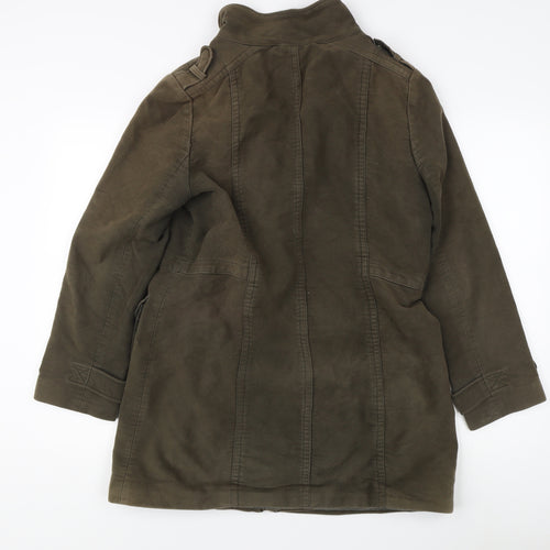 Whistles Unisex Green Military Jacket Size 10