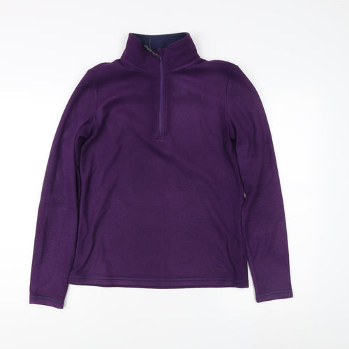 Peter Storm Women's Purple 1/2 Zip Sweatshirt Size 10