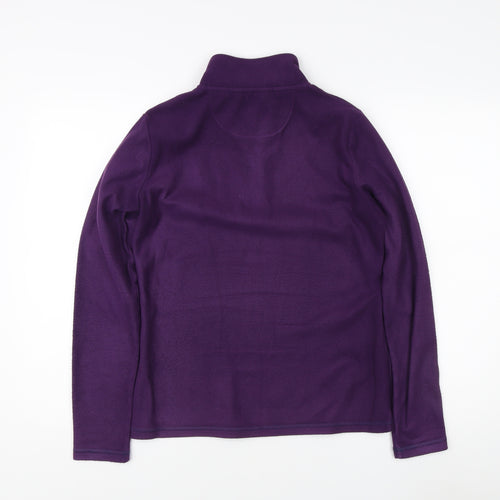 Peter Storm Women's Purple 1/2 Zip Sweatshirt Size 10