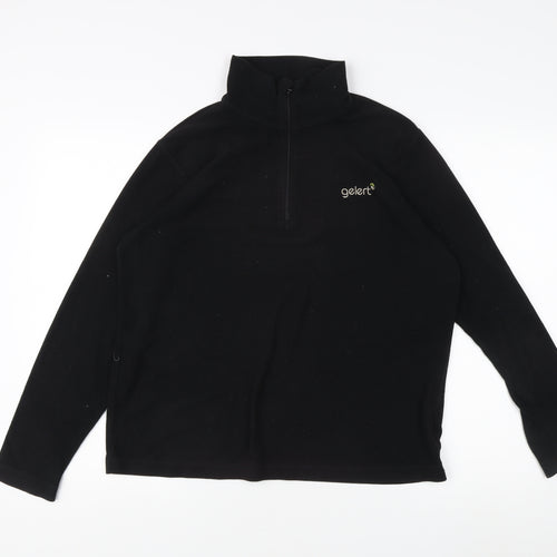 Gelert Men's Black Fleece Pullover Sweatshirt Size S