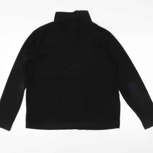 Gelert Men's Black Fleece Pullover Sweatshirt Size S