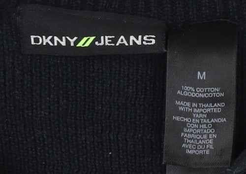 DKNY Men's Black Pullover Jumper - Size M