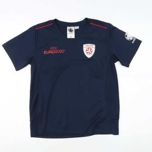 UEFA Euro 2020 Boys Blue Football T-Shirt 11 Years
