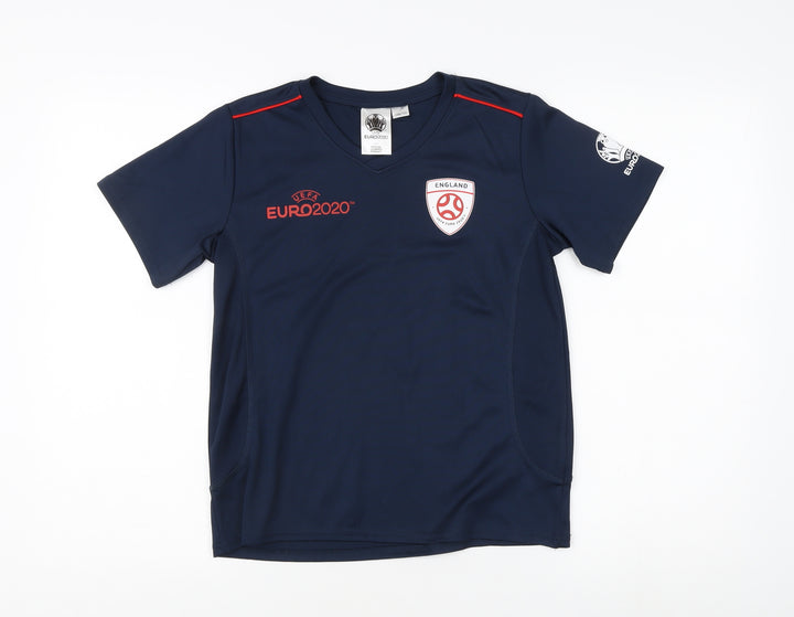 UEFA Euro 2020 Boys Blue Football T-Shirt 11 Years