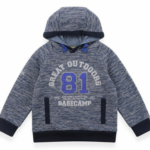 Regatta Boys Blue Pullover Hoodie 5-6 Years - Outdoor Style