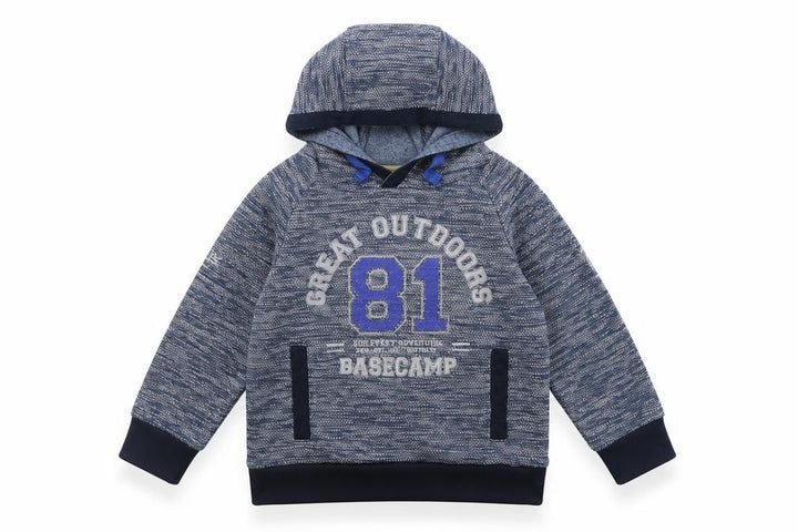 Regatta Boys Blue Pullover Hoodie 5-6 Years - Outdoor Style