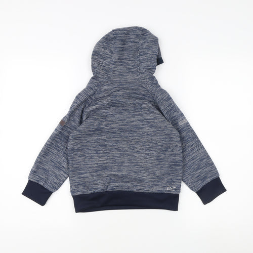 Regatta Boys Blue Pullover Hoodie 5-6 Years - Outdoor Style