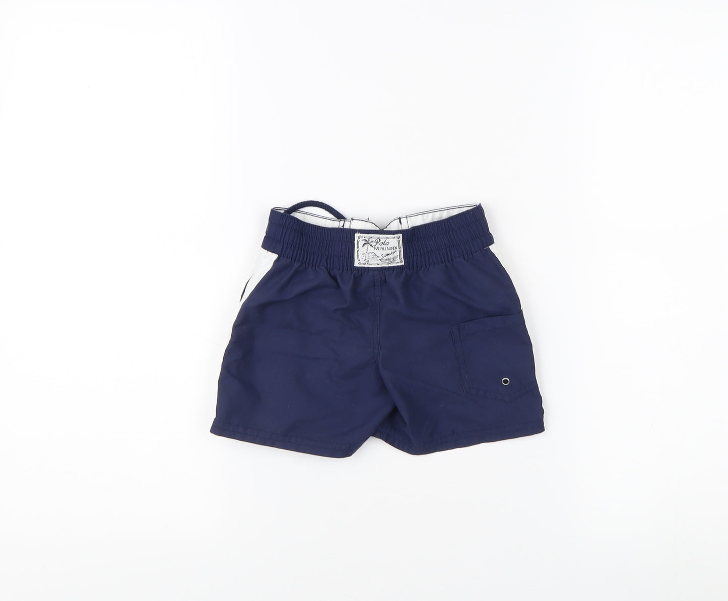 Polo Ralph Lauren Boys Blue Swim Trunks, 24 Months