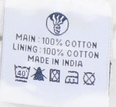 Fat Face Women's Green Floral A-Line Skirt, Size 8