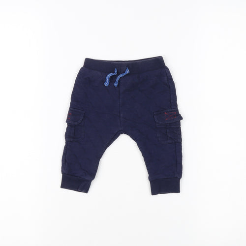 Jasper Conran Unisex Baby Blue Jogger Trousers 3-6 Months