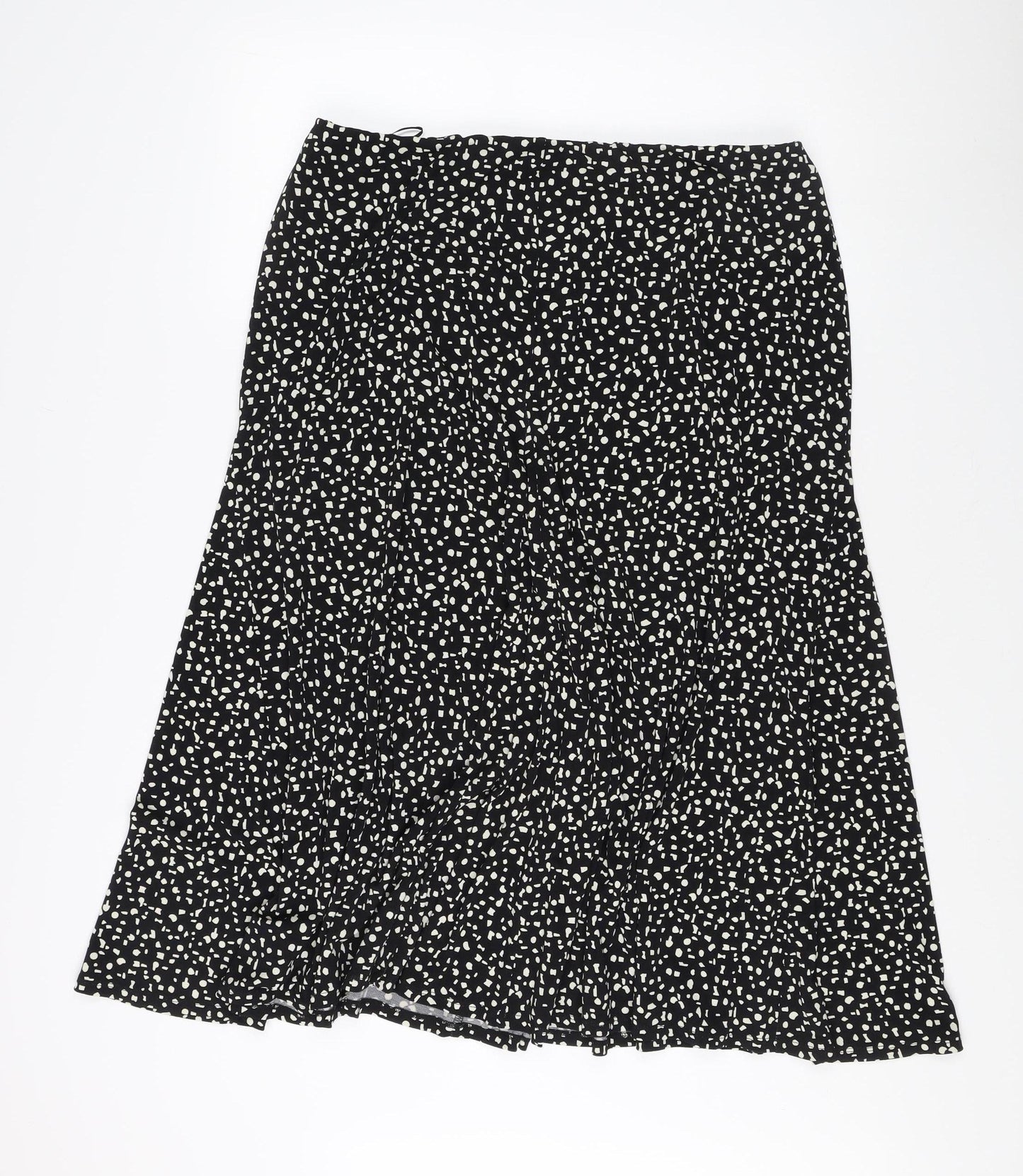 Viyella Women’s Black Polka Dot Skirt L