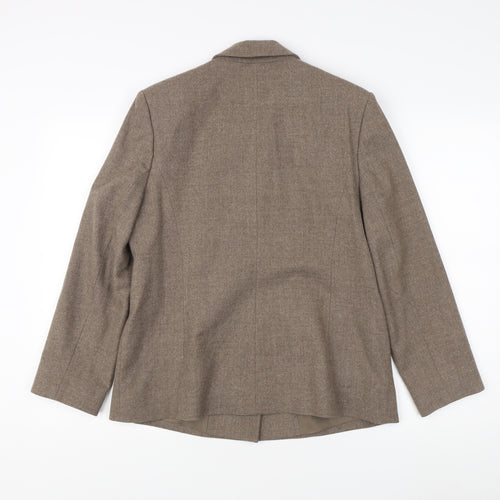 Eastex Women's Brown Blazer Size 12 Long Sleeve