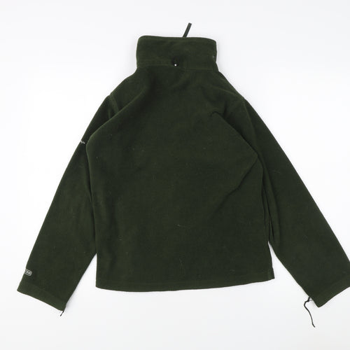 Trespass Boys Green Fleece Jacket, Size 11-12, Autumn Winter