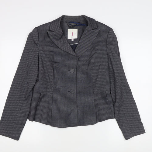 Jasper Conran Women’s Grey Pinstripe Blazer Size 12