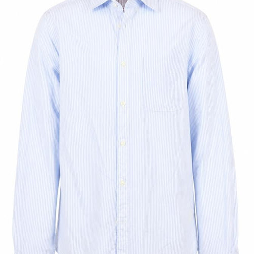 Jack & Jones Men's Blue Striped Dress Shirt S