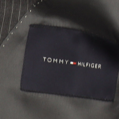 Tommy Hilfiger Men's Grey Suit Jacket - 38R, Business Formal