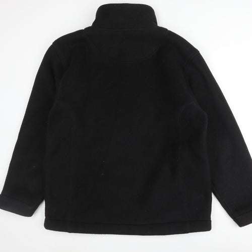 Portland Men's Black Fleece Jacket, Size L