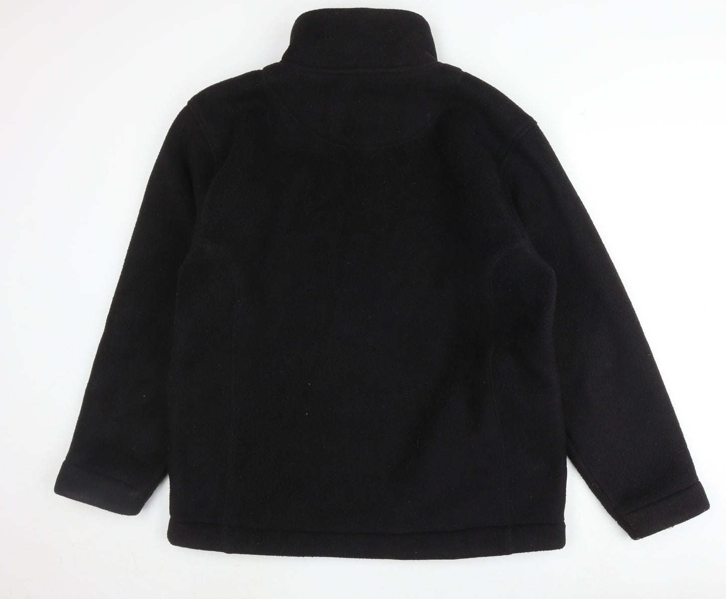 Portland Men's Black Fleece Jacket, Size L