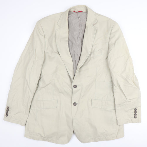 Brook Taverner Men's Beige Blazer 42 Regular