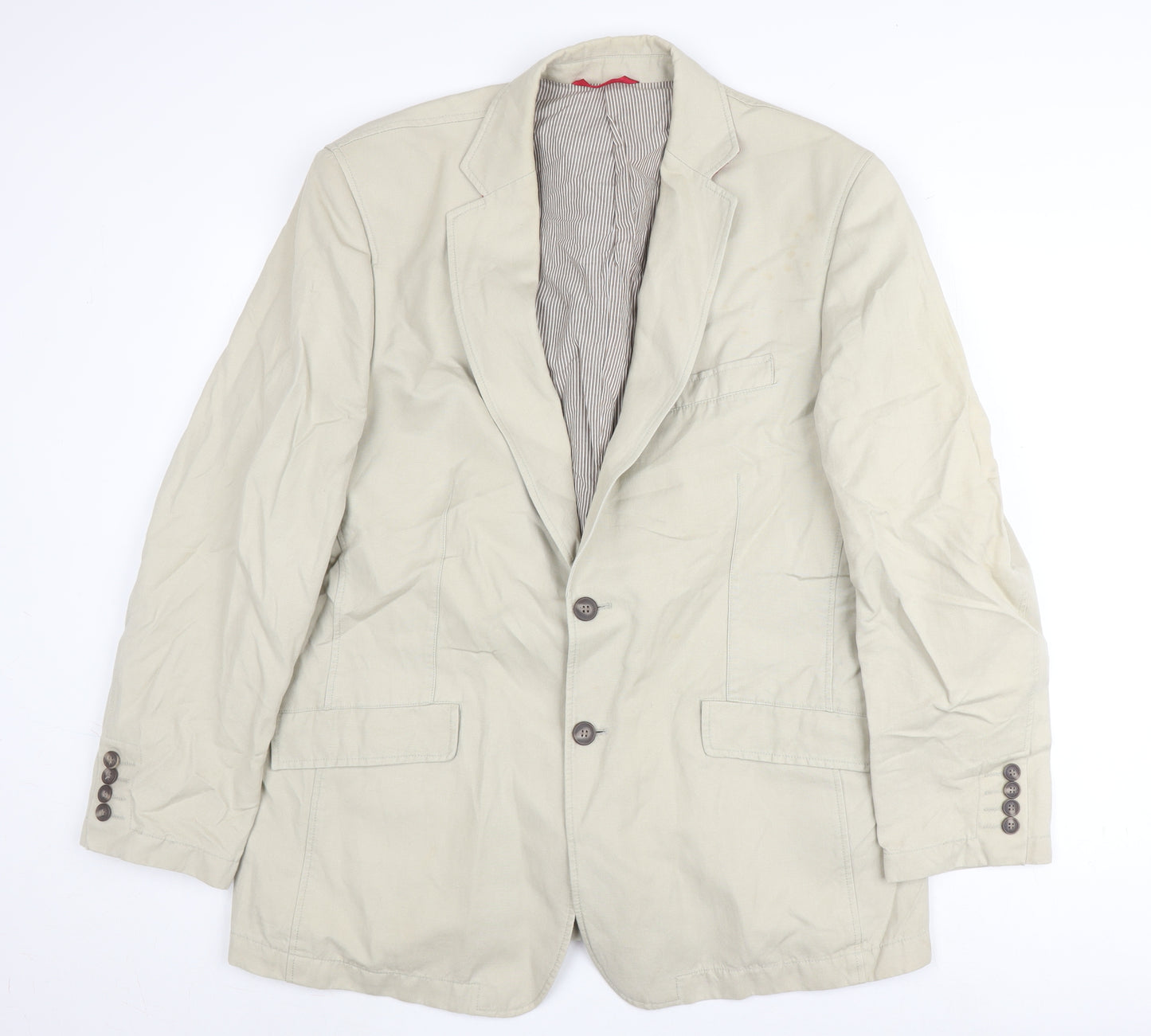 Brook Taverner Men's Beige Blazer 42 Regular