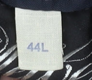 The Label Men's Blue Wool Blazer 44L Single-Breasted