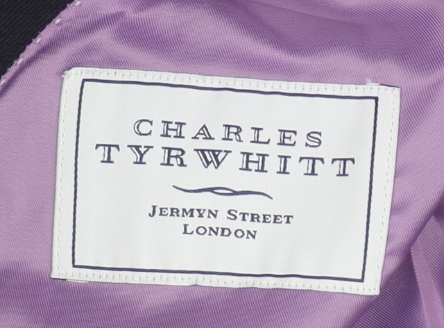 Charles Tyrwhitt Blue Wool Men's Blazer 42R