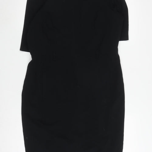 Marks and Spencer Black Sheath Dress Size 14 for Women