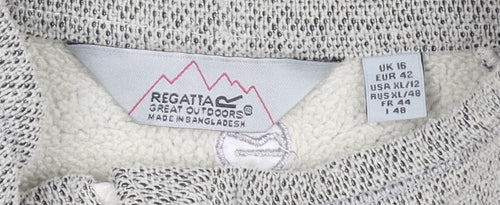 Regatta Women's Grey Pullover Sweatshirt, Size 16